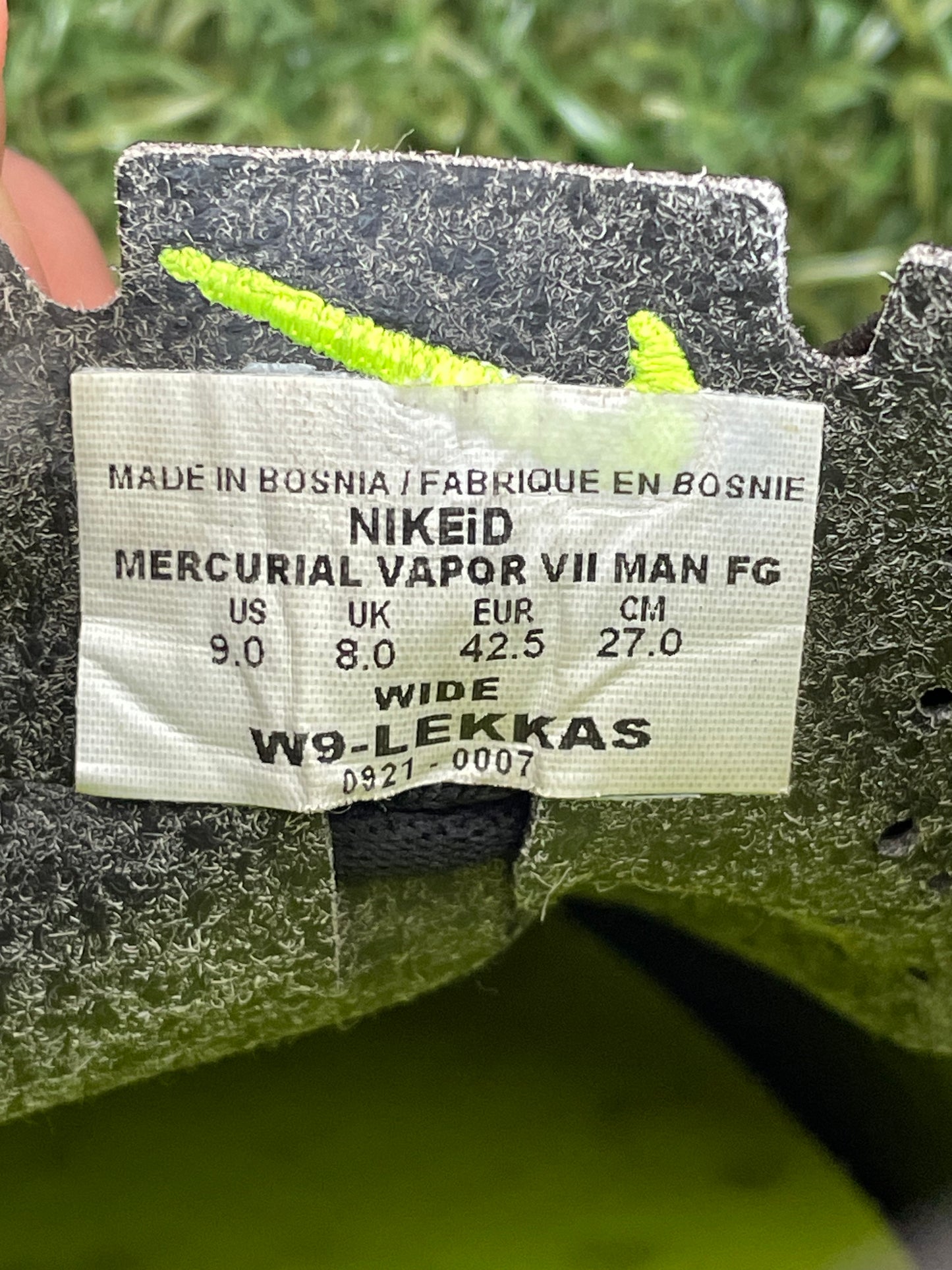 Nike Mercurial Vapor VII (9US)