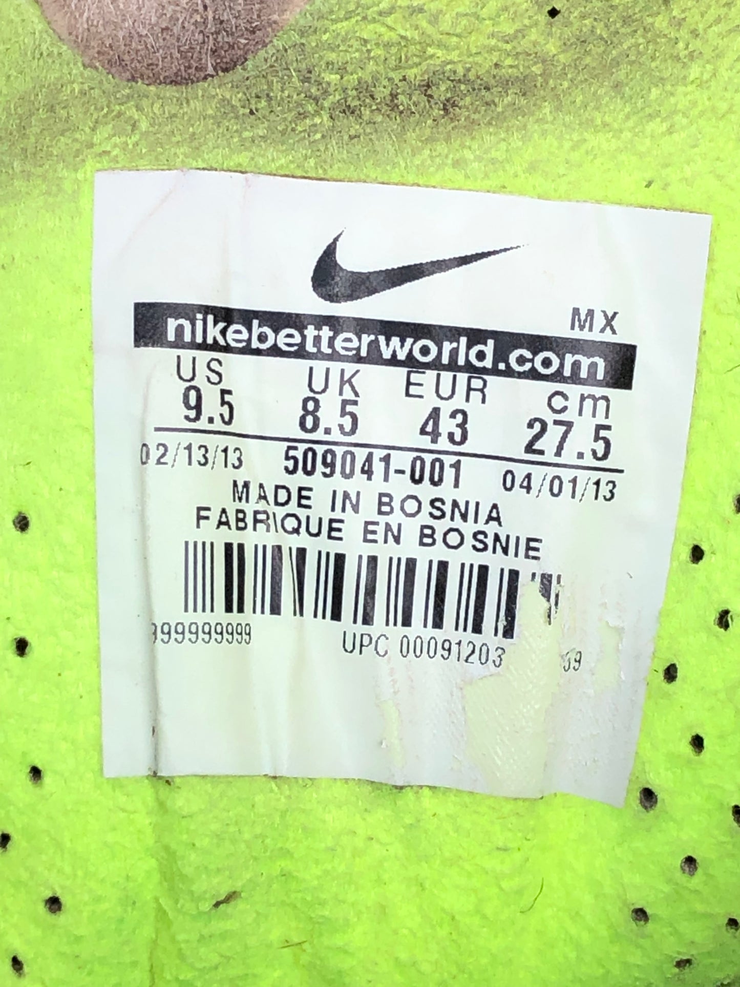 Nike Tiempo Legend IV (9.5US)