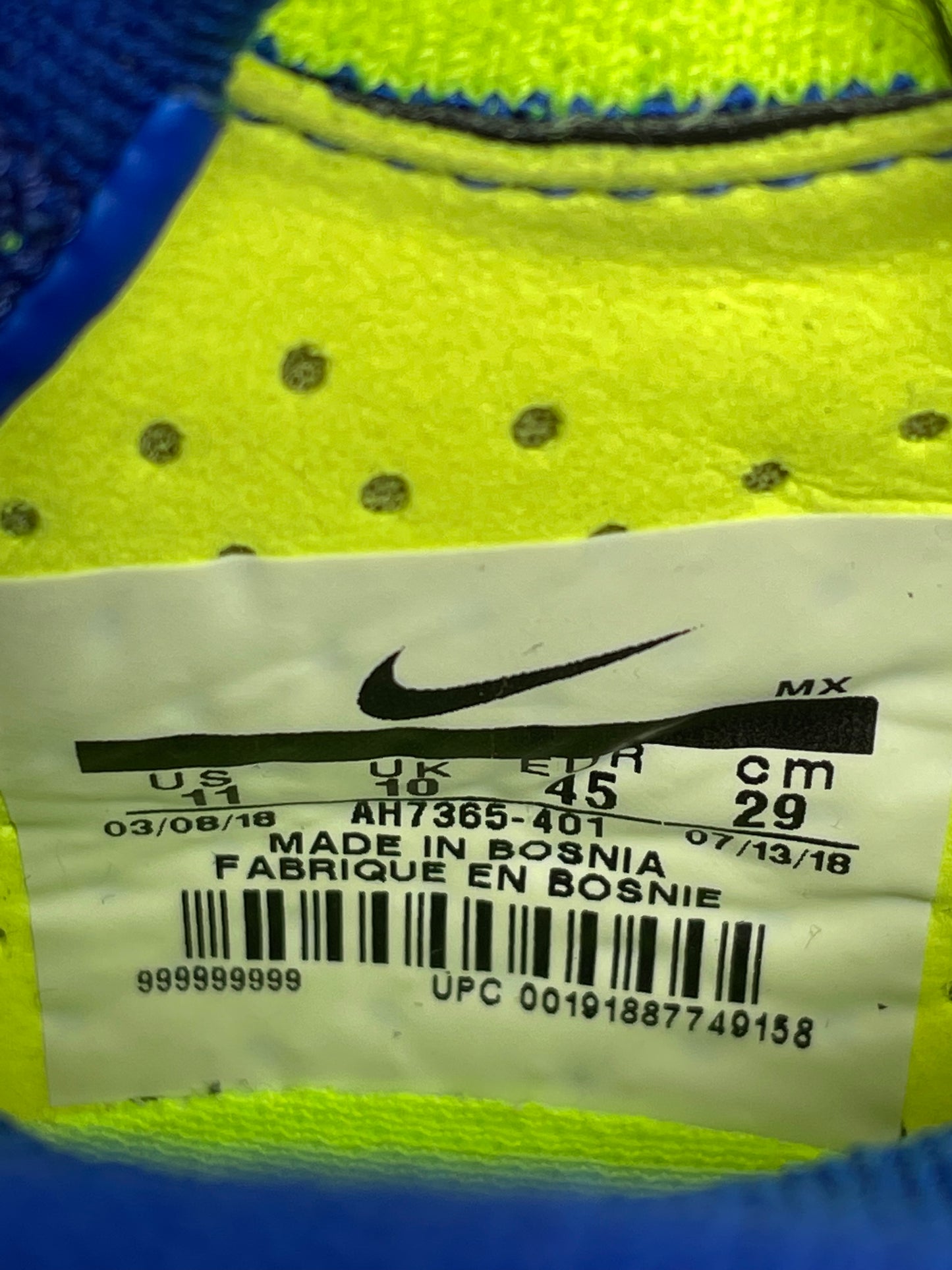 Nike Mercurial Superfly VI (11US)