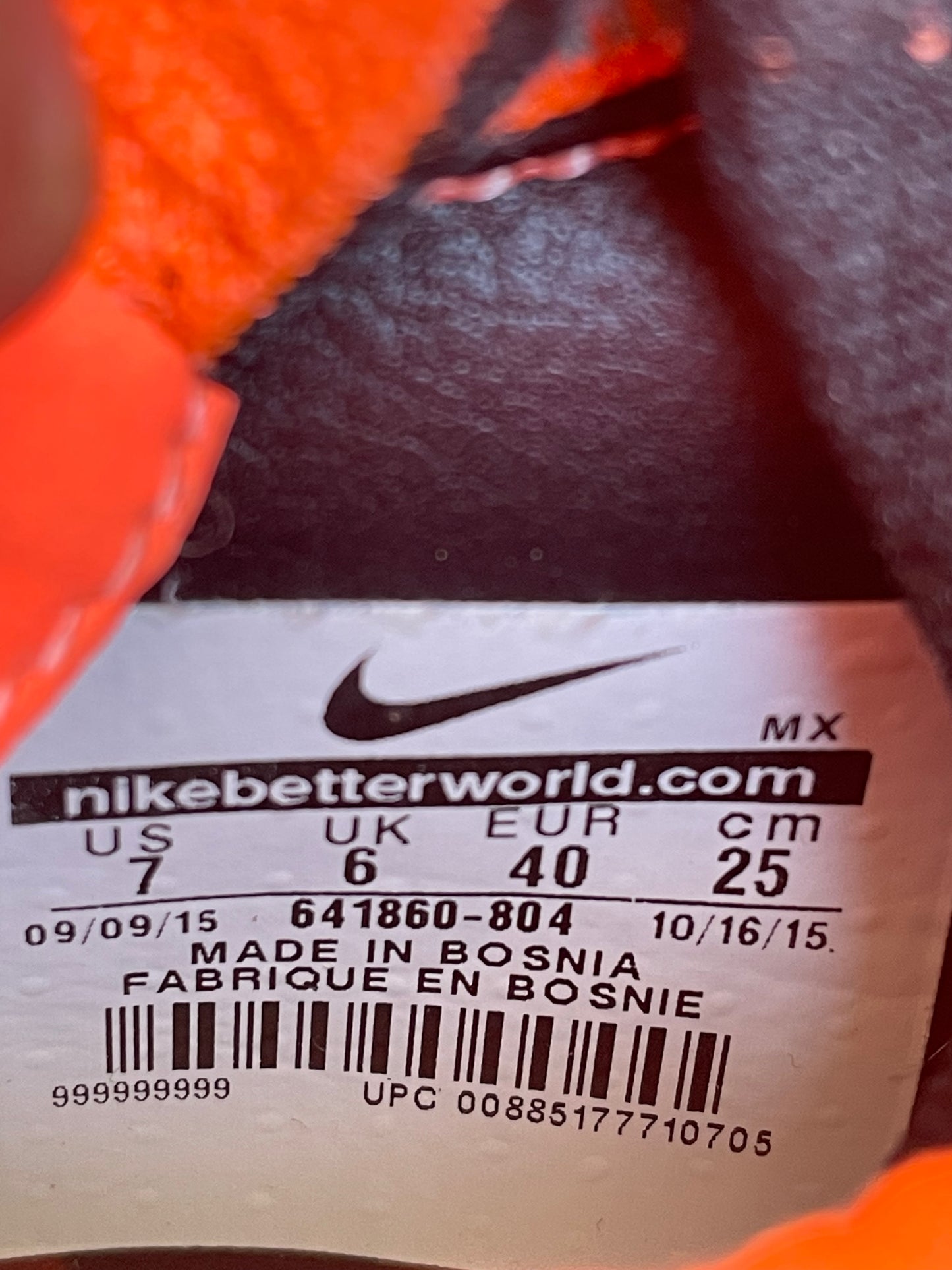 Nike Mercurial Superfly IV (7US)