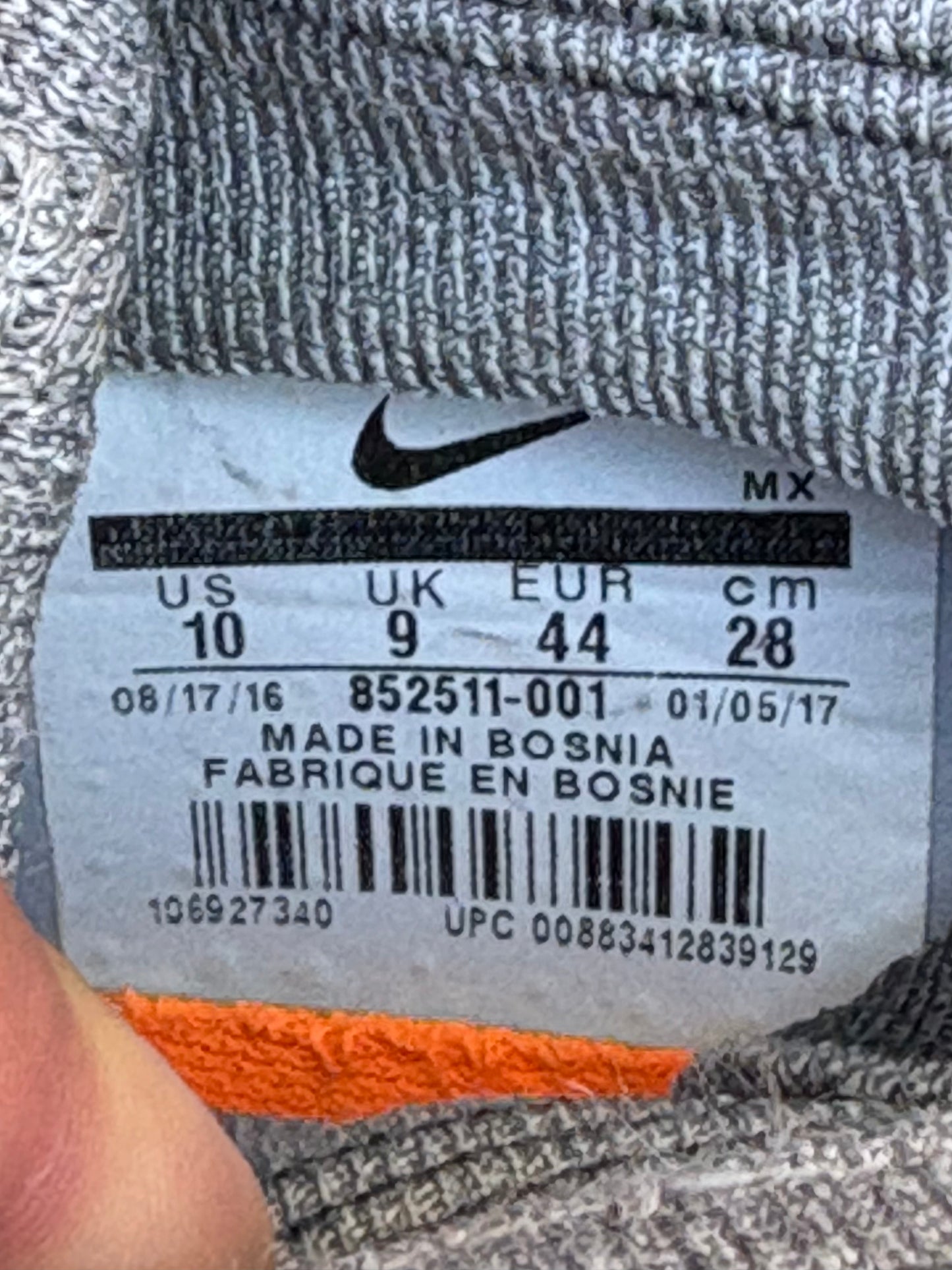 Nike Mercurial Superfly V (10US)