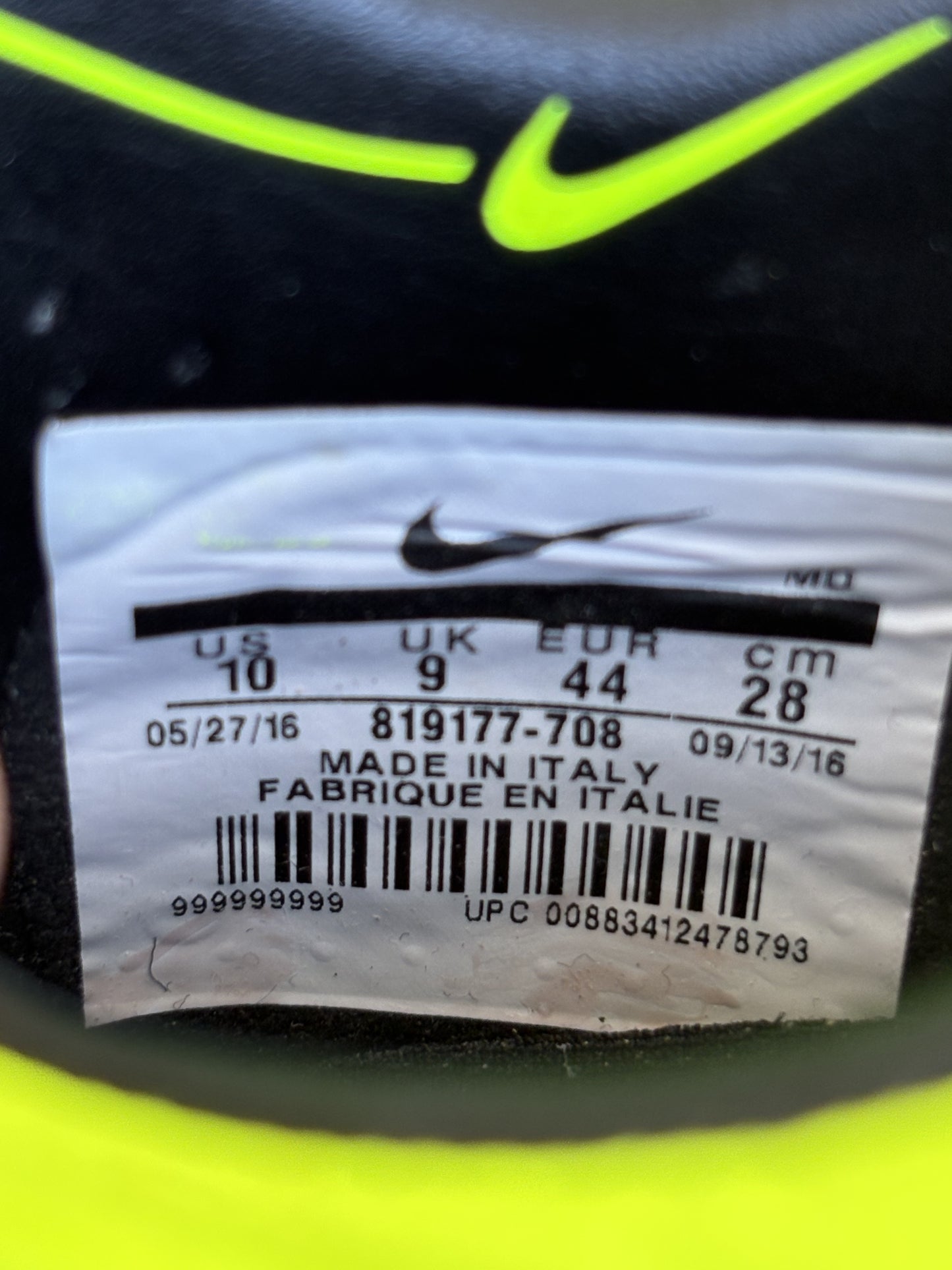 Nike Tiempo Legend VI (10US)