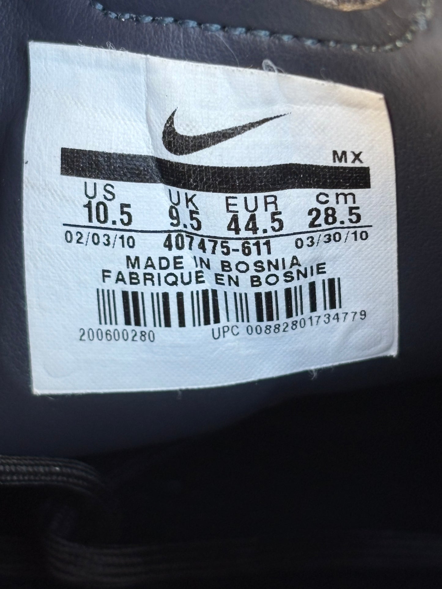 Nike Total90 Laser III Elite (10.5US)